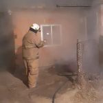 Pedro Luro: Principio de incendio en Barrio Matadero