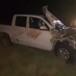 ACCIDENTE EN RUTA NACIONAL 3: CAMIONETA CHOCA CON UNA VACA